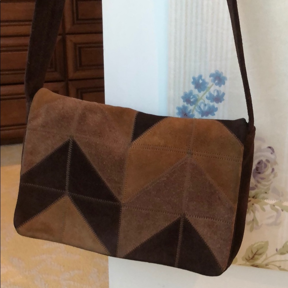 Vintage Missoni suede crossbody bag